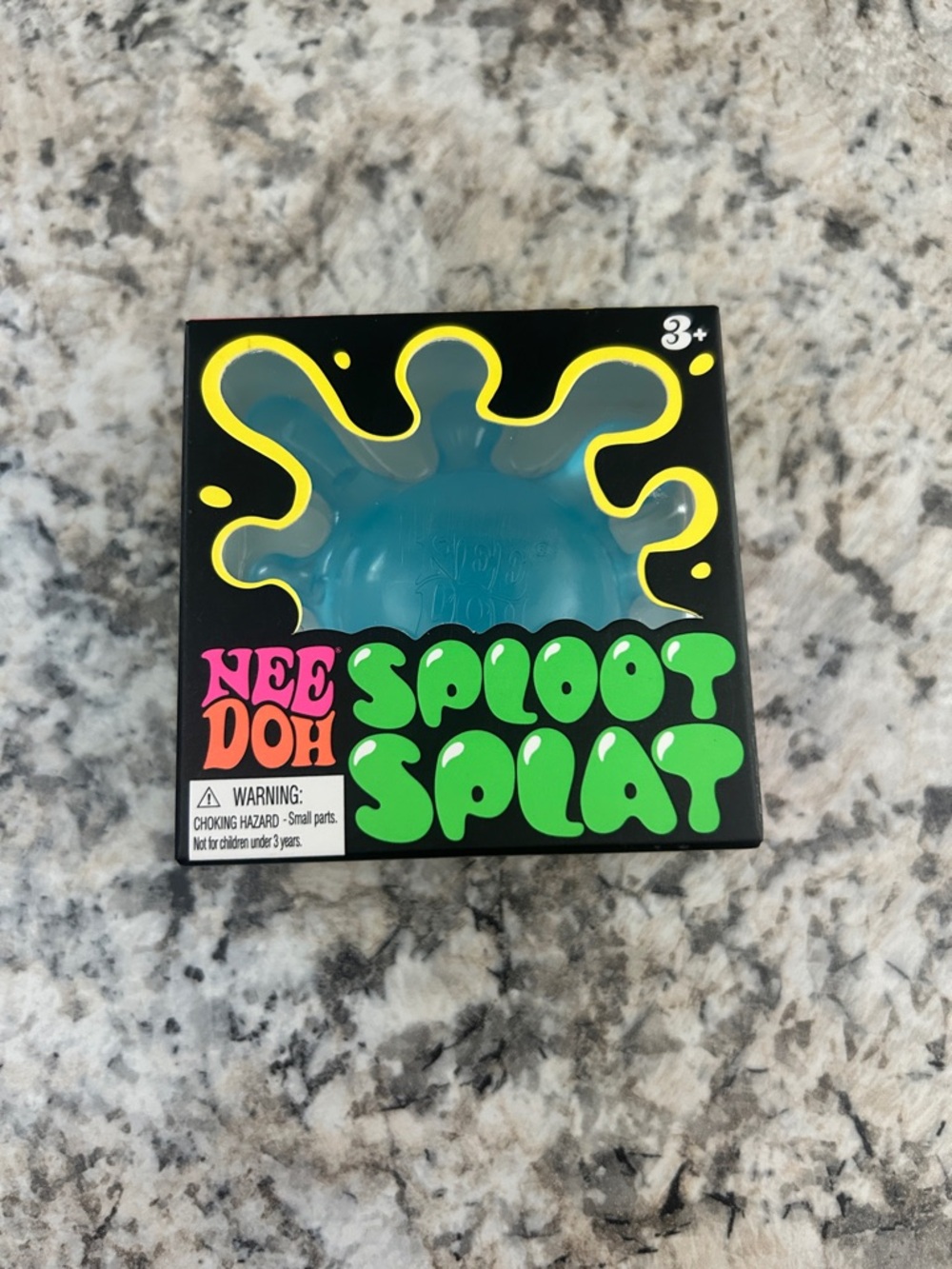 NeeDoh Sploot Splat Blue Schylling Squishy Fidget Toy